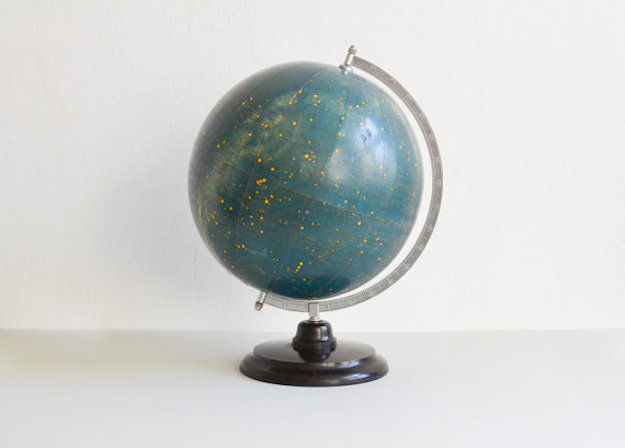 Astronomische wereldbol (via Etsy)
