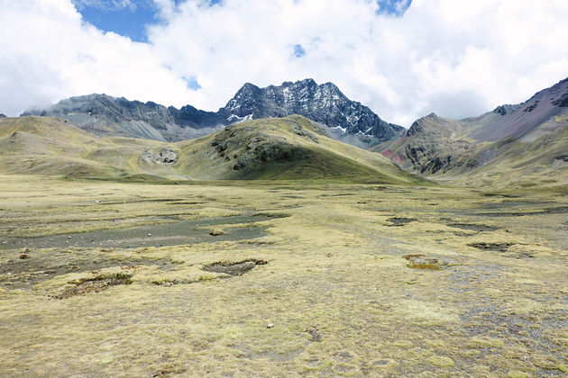 De bergtop van de heilige berg Ausangate