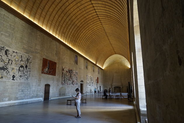 Bijzondere architectuur in Palais des Papes