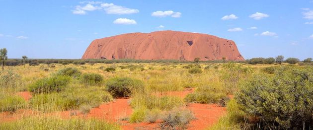 Ayers Rock in het Red Centre in Australi\u00eb