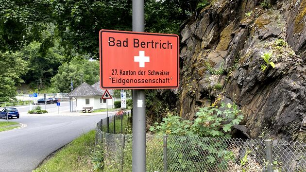Het staat er echt, Bad Bertrich het 27e kanton van Zwitserland