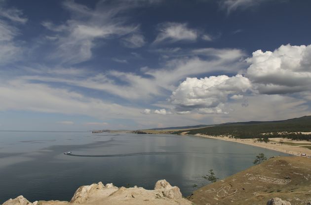Het schitterende Baikalmeer in Oost-Siberi\u00eb