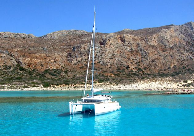 Balos Beach is natuurlijk ook met je eigen boot te bezoeken