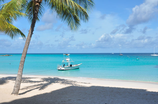 Barbados heeft prachtige stranden, zoals deze: Mullins Beach