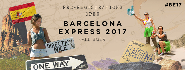 De Barcelona Express 2017 vindt plaats van 4 tot en met 11 juli 2017
