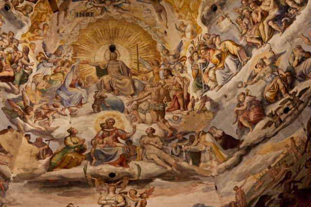 Foto in een kerk: ISO 800, diafragma  2,8 en sluitertijd 1\/50 seconde