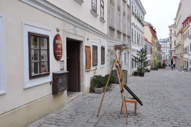 Prachtige sfeervolle straatjes in het centrum van Wenen