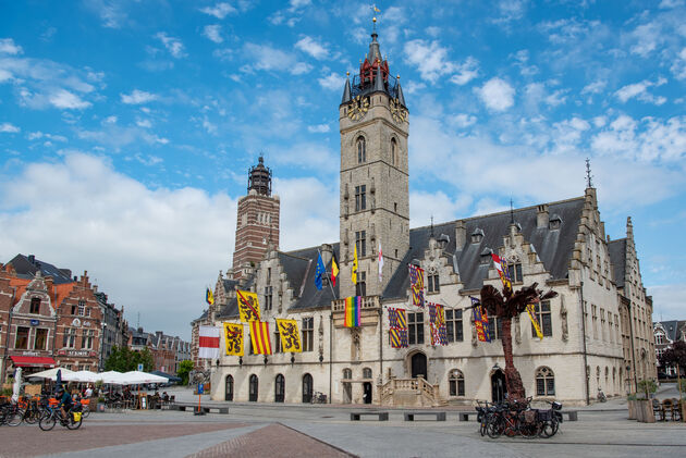Het stadhuis van Dendermonde met het beroemde Belfort