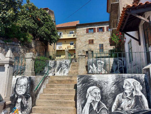 Lokale street art in Belmonte