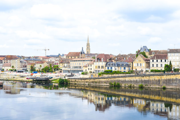 De sfeervolle stad Bergerac aan het water 