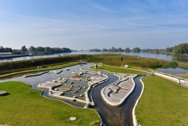 In het klein is hier de Biesbosch nagebouwd