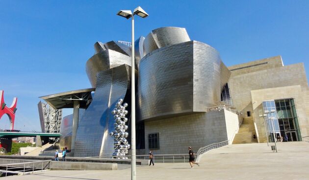 Hoogtepunt van Bilbao, het Guggenheim museum