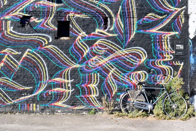 Street art op de Mols Parking