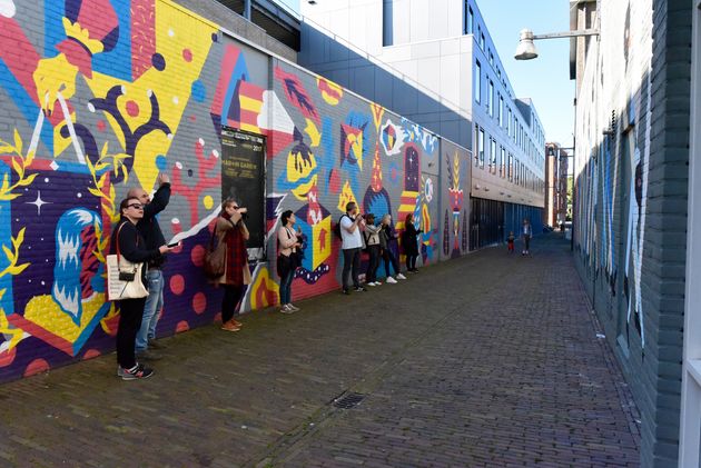 Street art in de Bleekstraat