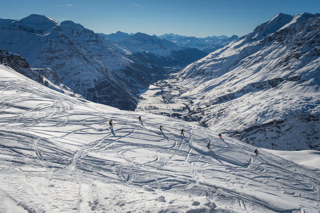 Offpiste ski\u00ebn in Bonneval