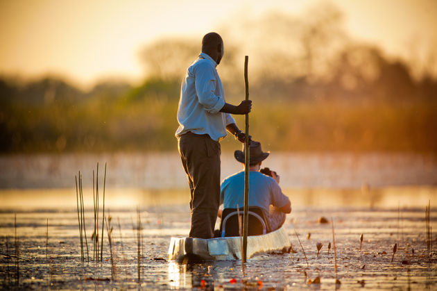 Vaar over de Okavangodelta in BotswanaFoto: Grant Ryan - Fotolia