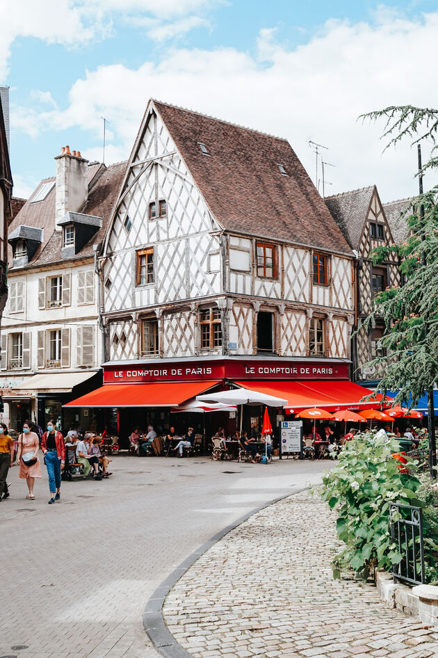 Sfeervolle vakwerkhuizen in Bourges