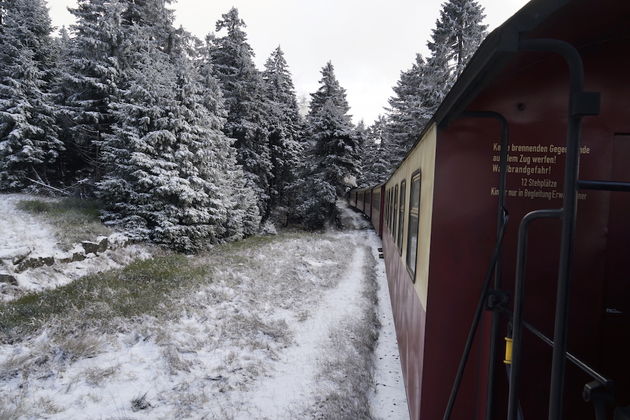 Brockenbahn dwars door de natuur