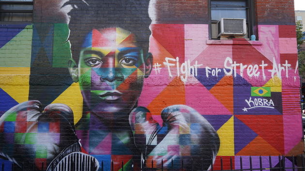 Street Art in Williamsburg Brooklyn NYC