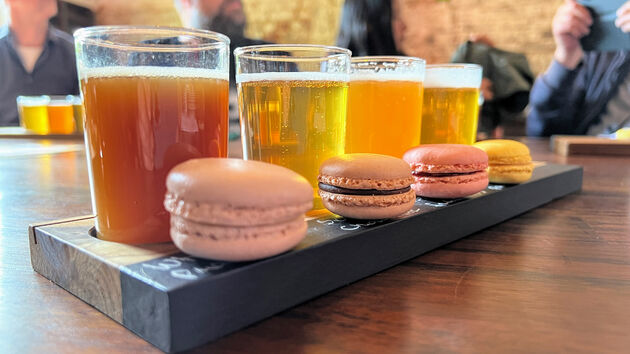 Bier en Macarons, bedenk het maar