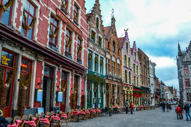 De bekende huizen van Brugge