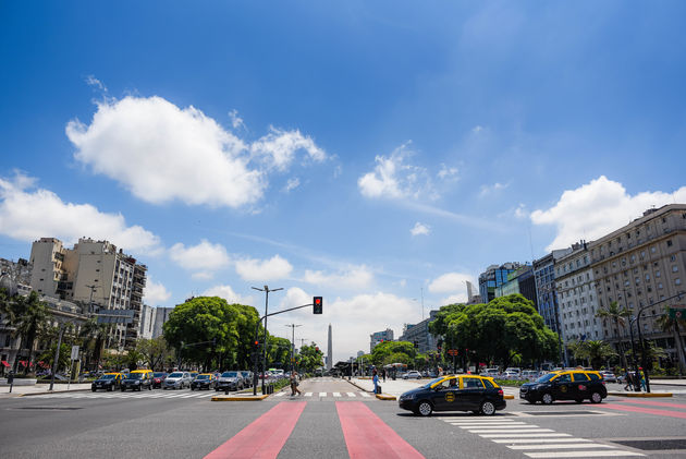 Met 18 rijbanen is Avenida 9 de Julio de breedste straat ter wereld