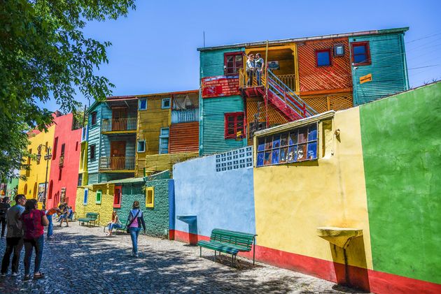 El Caminito, het beroemde gekleurde straatje van La Boca