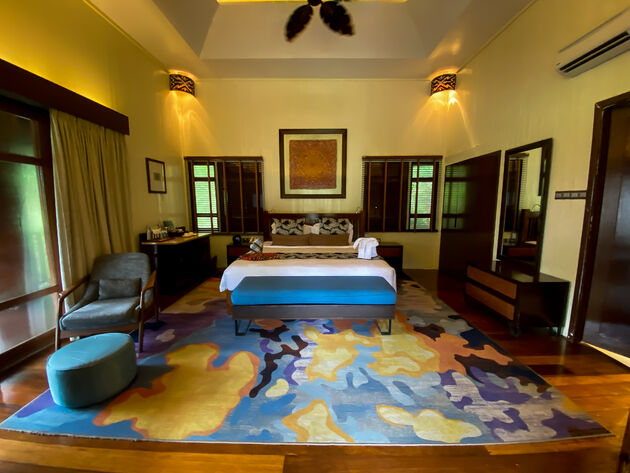 De kamers van Bunga Raya Island Resort. Niet verkeerd toch?