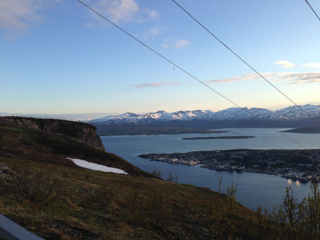 Troms\u00f8 gezien vanaf mount Floya