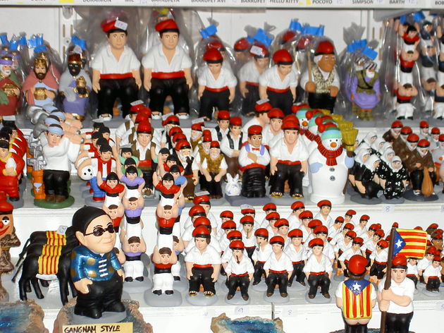 Deze figuurtjes staan in Spanje in de kerststal!