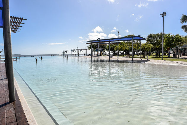 Met een beetje fantasie is het zelfs een infinity pool