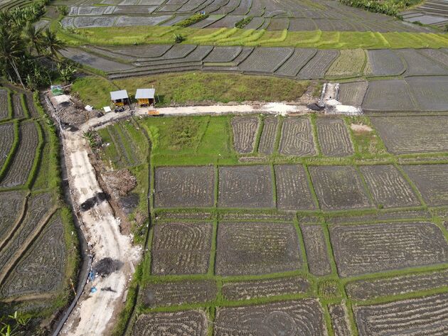 <em>Rondom Canggu kun je nog volop rijstvelden vinden, vooral in de buurt van Pererenan.<\/em>