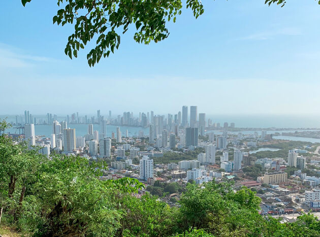 Uitzicht op Cartagena, de mooiste stad van Colombia