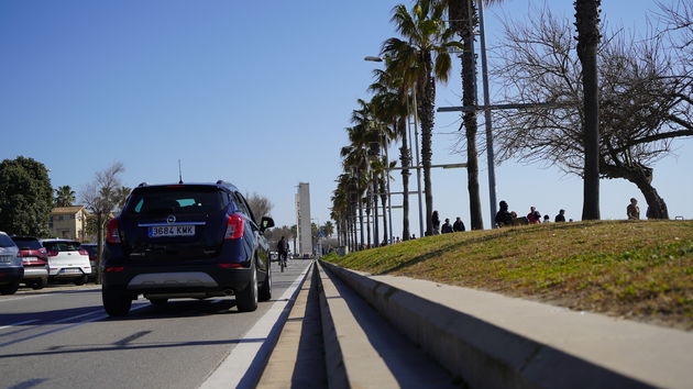 Roadtrippen langs de boulevard bij Castelldefels