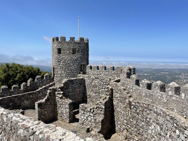 <em>Castelo dos Mouros, het Moorse kasteel in Sintra<\/em>