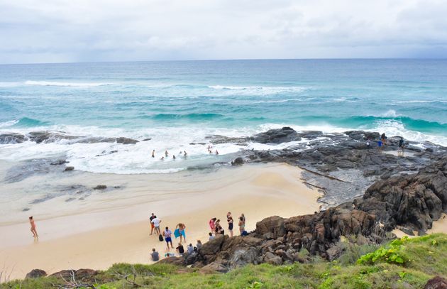 Champagne pools: zwemmen in een natuurlijk zwembad!