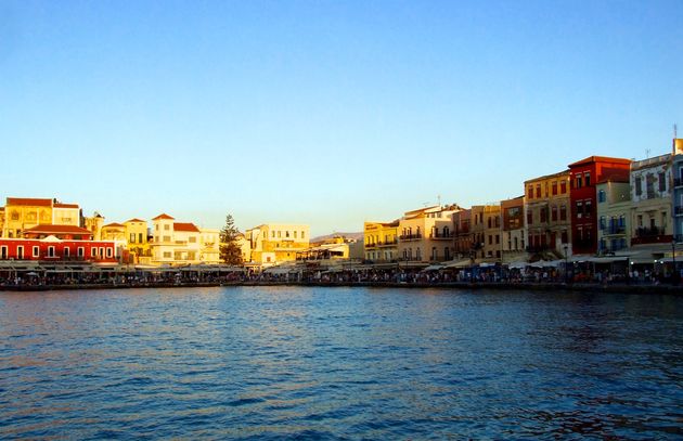De haven van Chania
