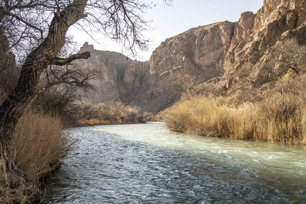 Door de canyon heen stroomt deze rivier