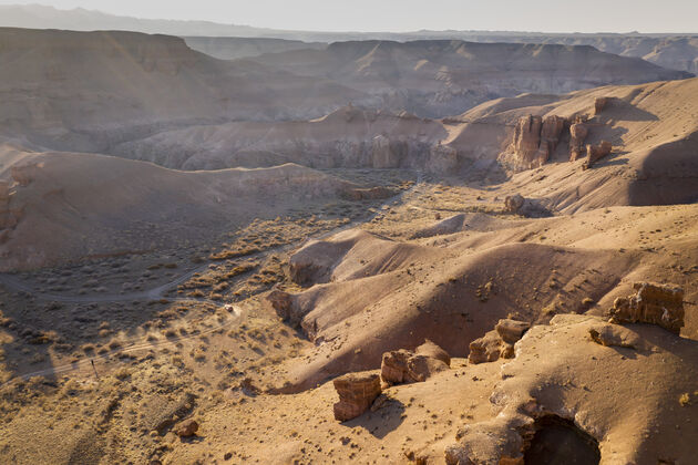 Entree naar de Charyn Canyon