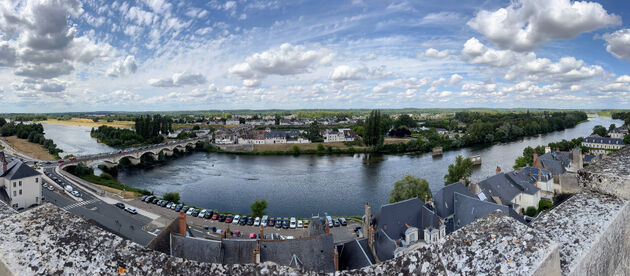 Met een prachtig uitzicht over de Loire