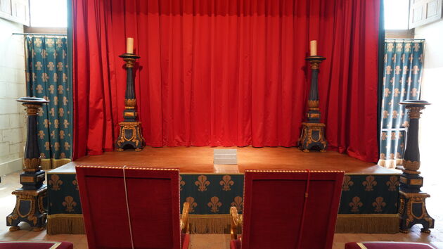 Theatre de Moliere, een mini theater in een reusachtig kasteel