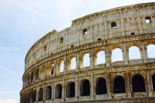 Het historische Colosseum in Rome.