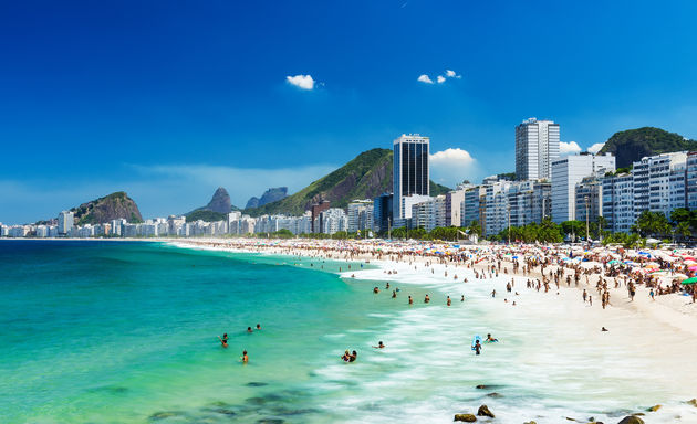 Het beroemdste strand van Rio: de CopacabanaFoto: ekaterina_belova - Fotolia