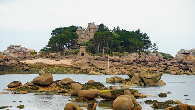 Cote Granit Rose, de kust met de roze rotsen