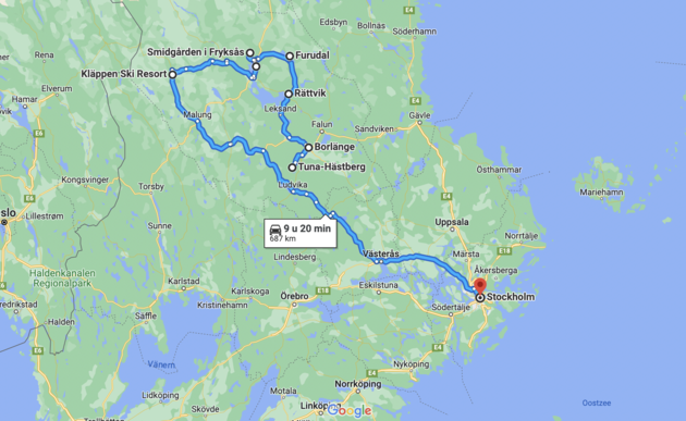 <em>Een prachtige route voor een roadtrip door Dalarna!<\/em>