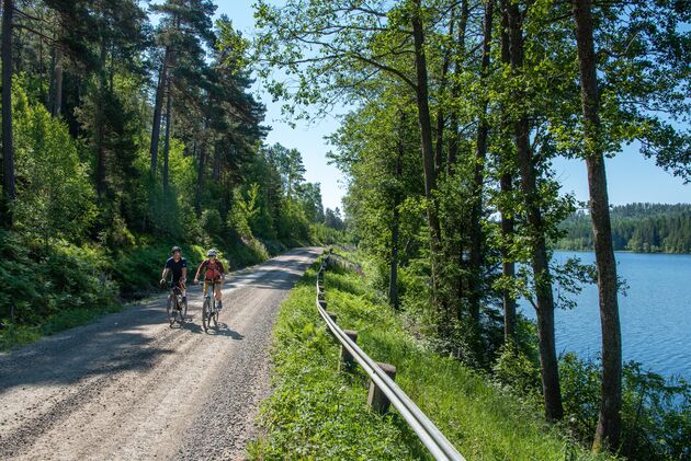 Perfecte, ongestoorde gravelpaden in Dalsland