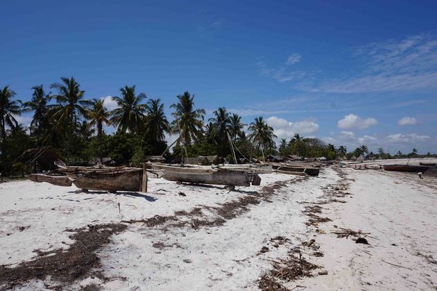 De kust van Dar es Salaam