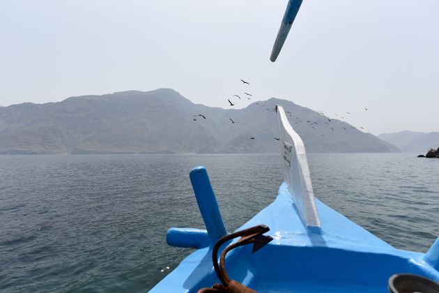 Vertrek vanuit de haven van Khasab