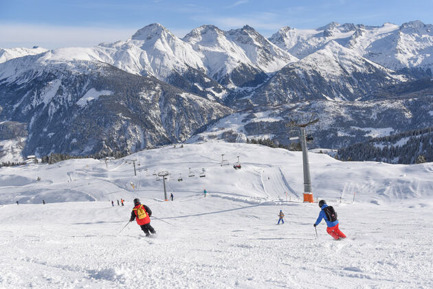 Disentis is een van de leukste, kleine skigebieden van Zwitserland