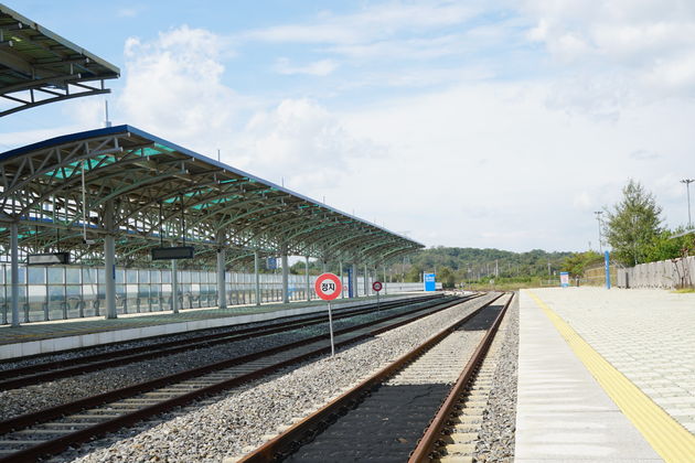 De spoorlijn naar het noorden.